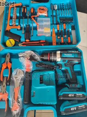 Makita 48v Cordless Drill With Metallic Chuck