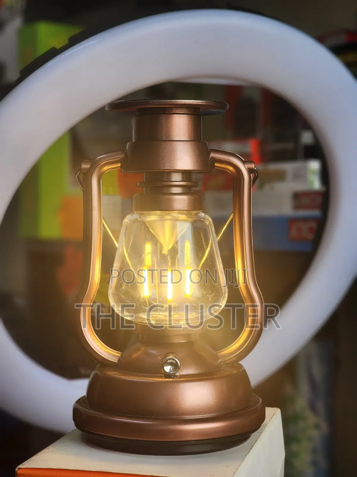 Solar Lantern Rechargeable Vintage Lights