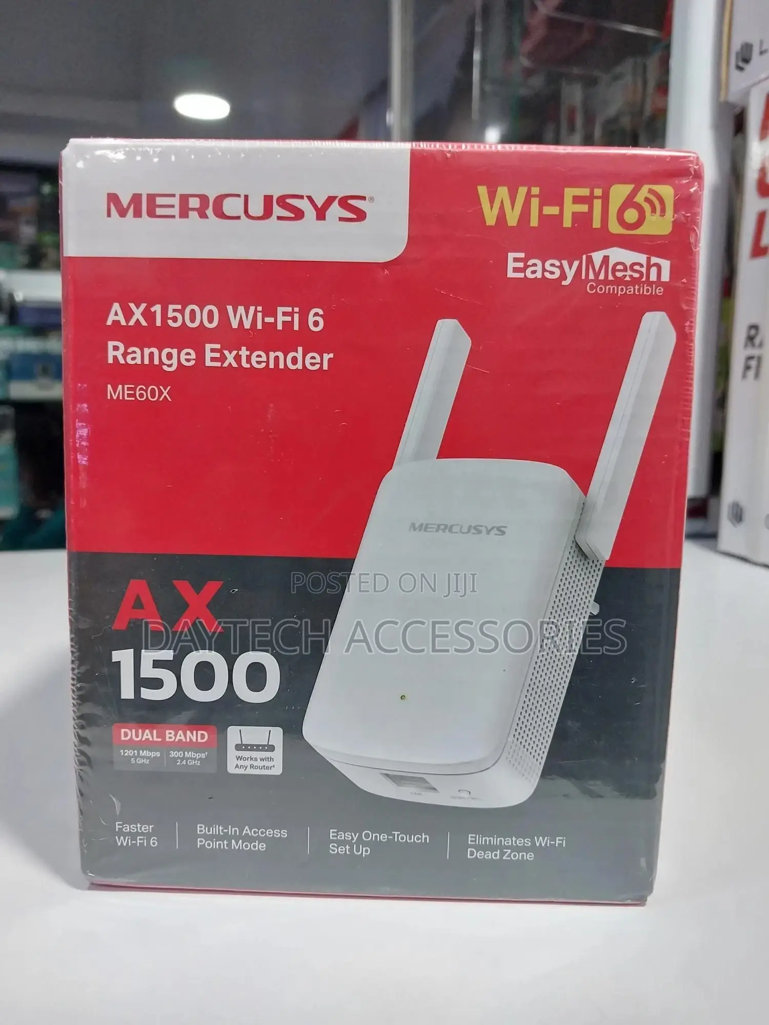Mercusys Ax1500 Wi-Fi 6 Range Extender Dual Band.