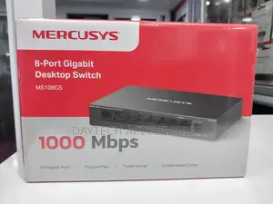 Mercusys 8 Port Gigabit Computer Switch, 8 Portsmbps