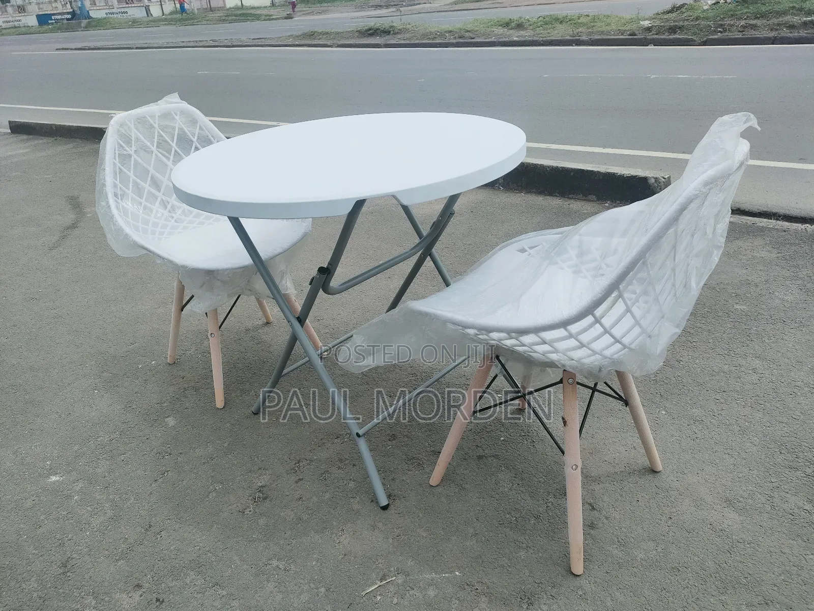 Modern 3_peace Outdoor Dining Set