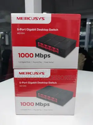 Mercusys Ms105g 5-Port Gigabit Desktop Switch.