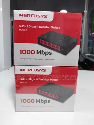 Mercusys Ms105g 5-Port Gigabit Unmanaged Desktop Switch