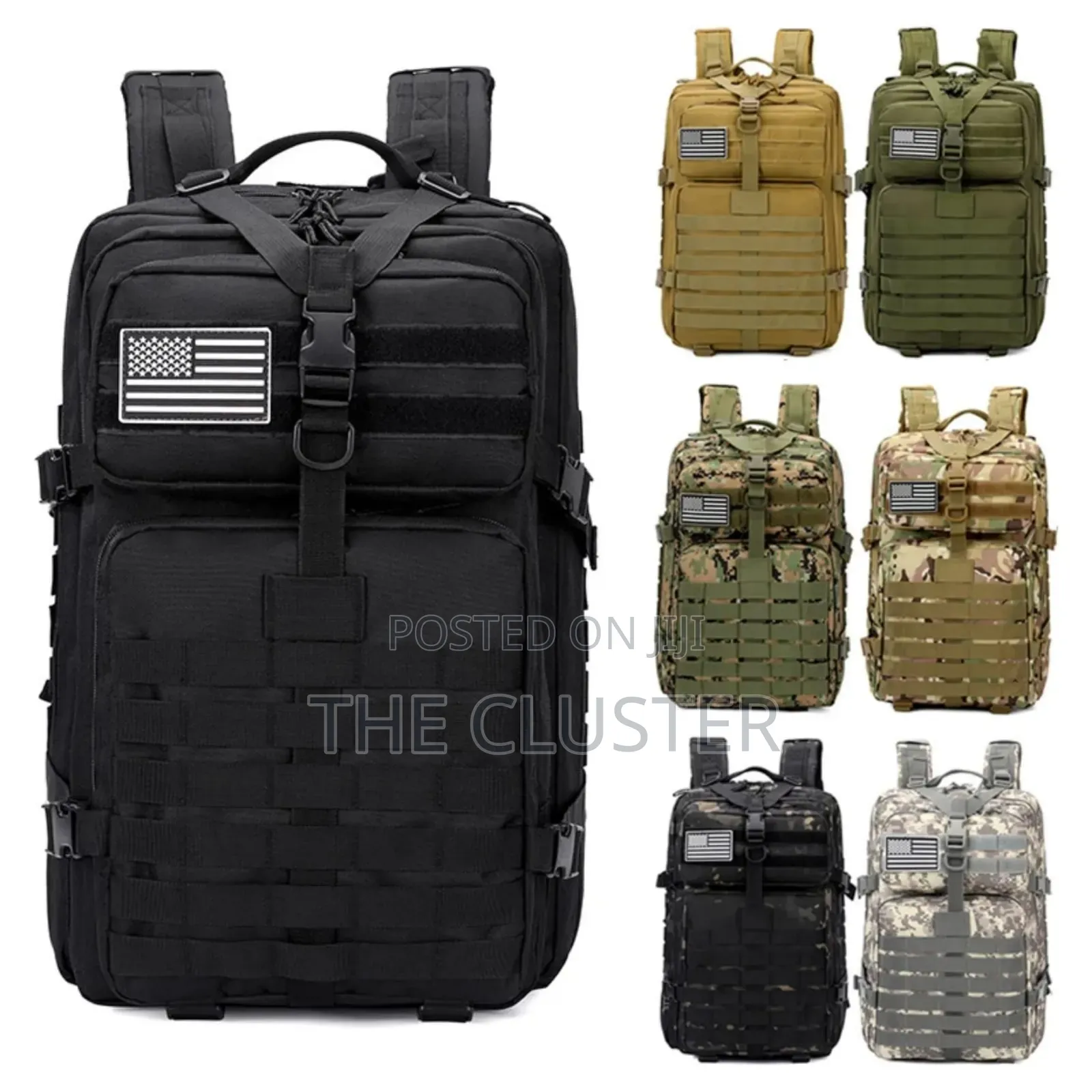 Multi Color 50ltrs Camping Bags