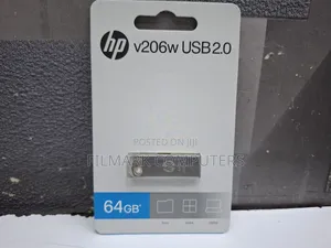 Hp V206w 64gb Usb (2.0) Pen Drive (Anti-slip Grip, Silver) Flash Drive