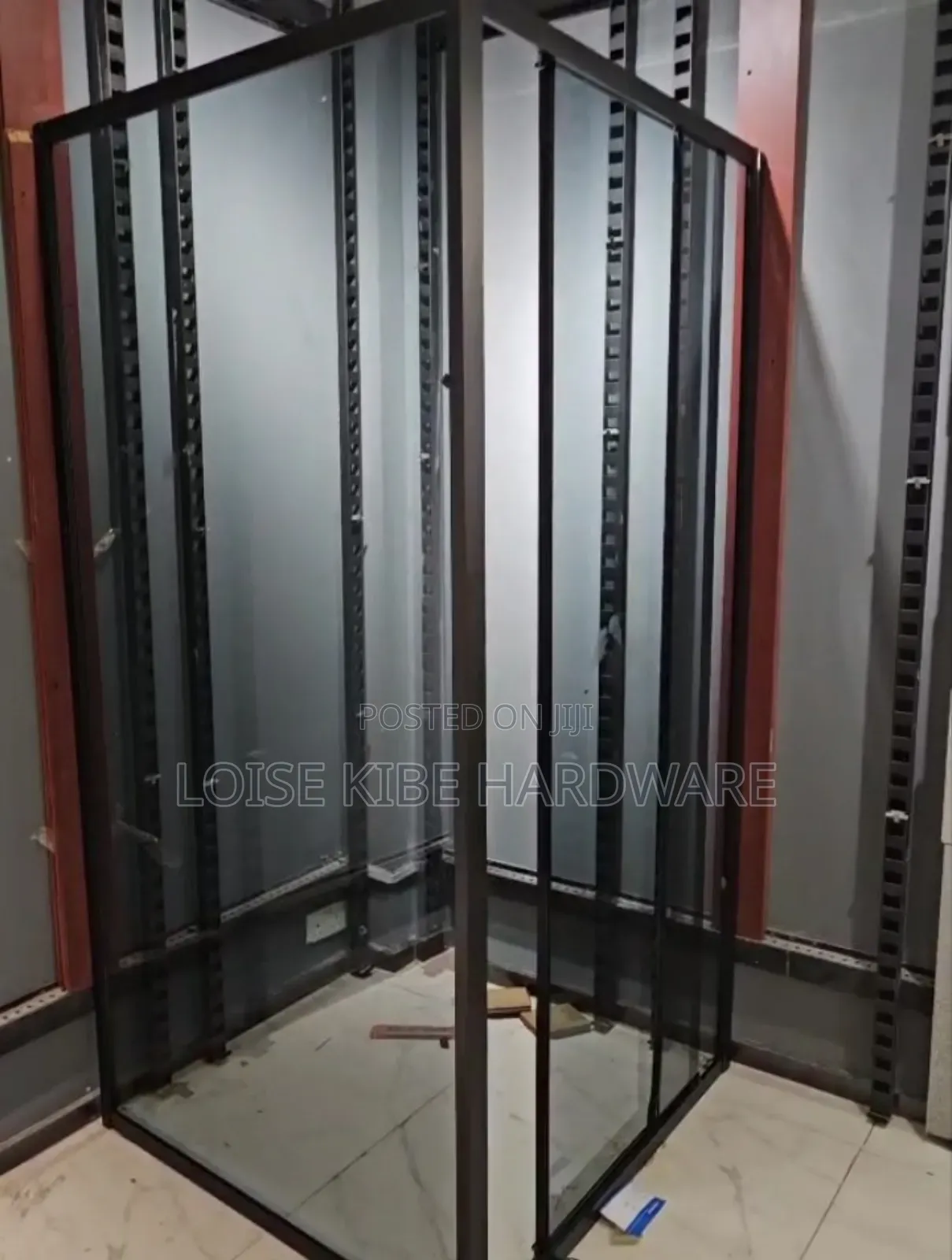 Square Black Shower Cubicle Available