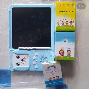 2 In 1 Flashcard With Lcd Writing Pad For Kids