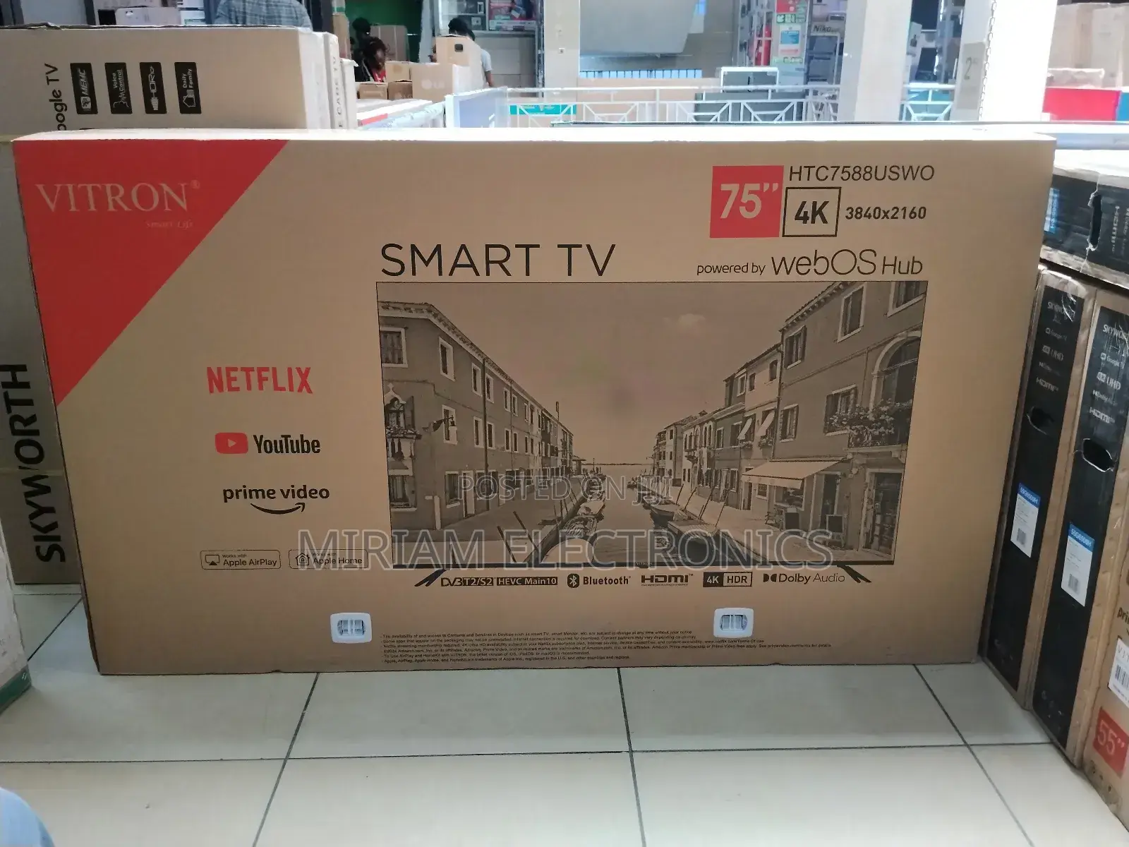 Vitron 75" Webos Smart Uhd Tv