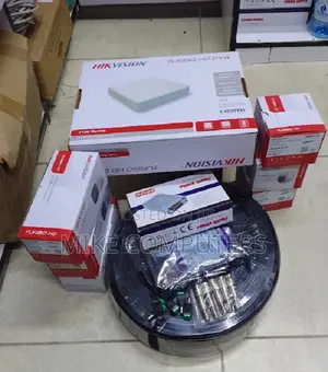 Complete Hikvision 8ch CCTV Set-Dvr+ 8 2mp Ir Cameras+Accessories