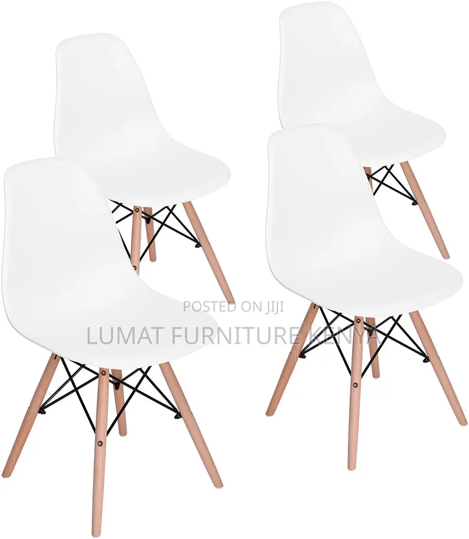 White Modern Eames Dinning Seat