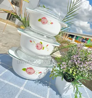 3pcs Glass Casserole
