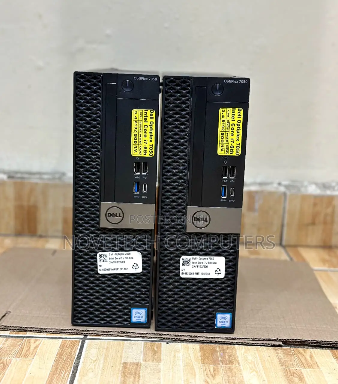 Desktop Computer Dell OptiPlex 7050 SFF 8GB Intel Core i7 SSD 512GB