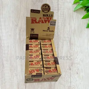Raw Classic King Size Slim 5 Meter Rolls (Full Box)