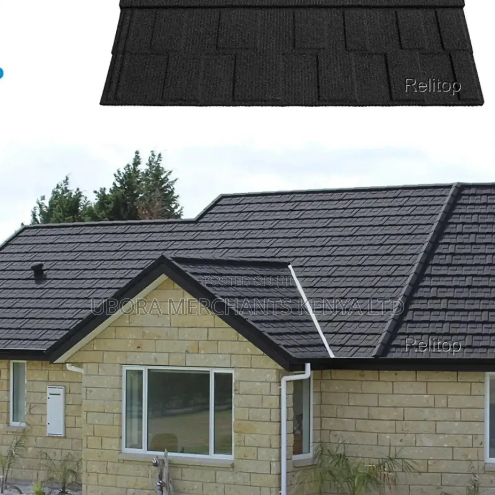 Black Roofing Shingle Tiles