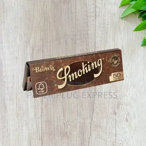 Smoking Brown Rolling Papers Medium 1 1/4 Size