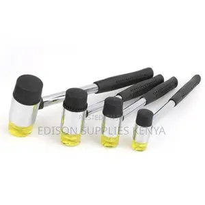 Soft Plastic Rubber Mallet Hammer Installation Hammer Steel Handle