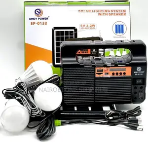 Solar Lighting System With Speaker Ep -0138