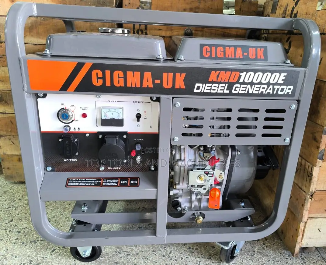 Cigma-Uk 9kva Diesel Open-Type Generator
