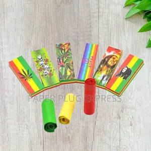 Bob Marley Rasta Color Filter Tips - Box