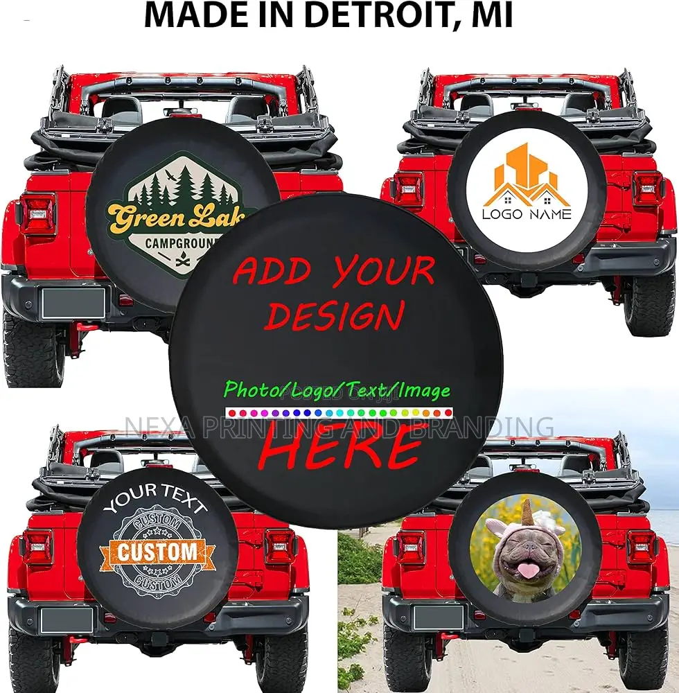 Custom Branded Spare Wheel Covers