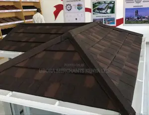 Coffee Brown Patch Stone Coated Roofing Tiles