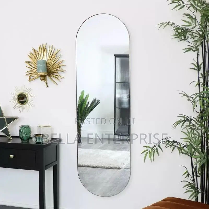 Peel and Stick Wall Mirroravailable in Oval Shape and Rectangular