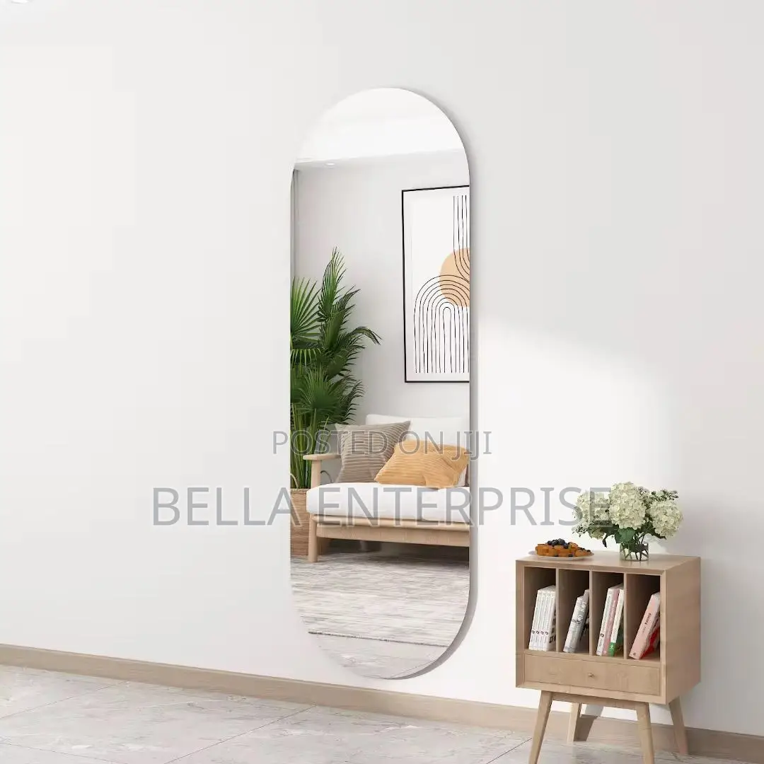 Peel and Stick Wall Mirroravailable in Oval Shape and Rectangular
