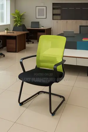 Breathable Office Visitor Waiting Area Mesh Seat