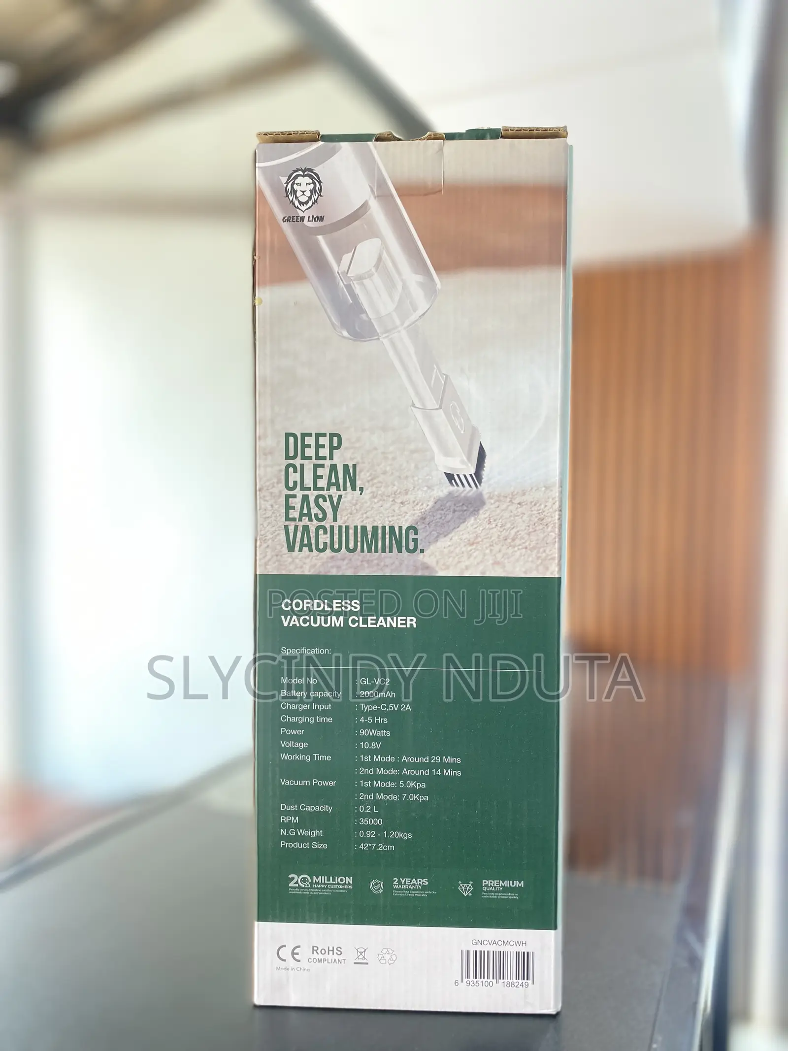 Greenlion Cordless Vacuum Cleaner