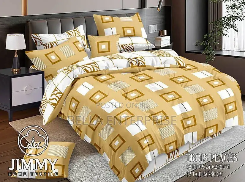Cotton Pattern Duvet Cover1pc Bedsheet