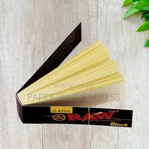 Raw Black Filter Tips Unperforated