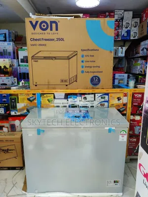 Von Vafc25dkg/Dh Chest Freezer- 250l