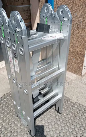 Multi Purpose Aluminium Ladder 
4*3 Steps (3.7m) 13,000 Negotiable
