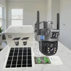 Dual Lens Two-Way Audio Support 4g Simcard PTZ Security Solar Camera