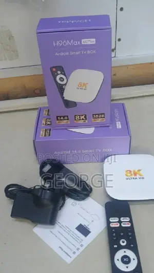 Android Tv Box H96 Max M2+ – 4gb Ram, 32gb Storage