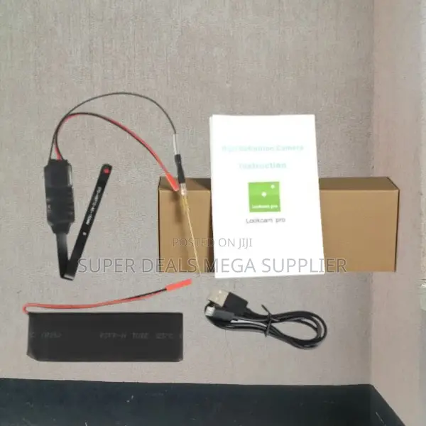 Wide Angle Pin Hole Spy Camera 1080p Wifi Hidden Security Recorder