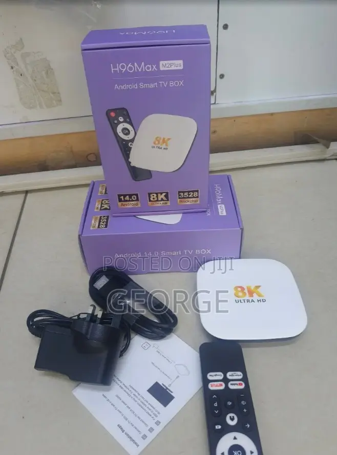 4/32 Android 14 H96 Max M2 Plus Tv Box With Voice Remote