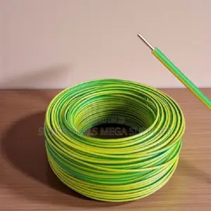 Yellow Green 2.5mm Single Core PVC Electrical Wire Flame Retardant