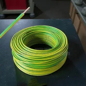 High Quality 2.5mm Yellow Green PVC Single Core Electrical Wire