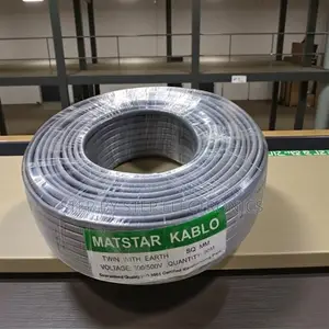 Flexible 2.5mm Twin With Earth Electrical Wiring Cable Long Lasting