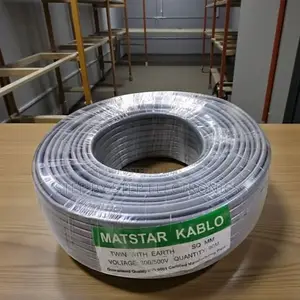 2.5mm Twin With Earth Electrical Wiring Cable Long Lasting Performance