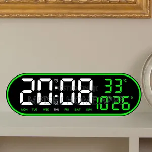 Led Digital Wall Clock With Alarm