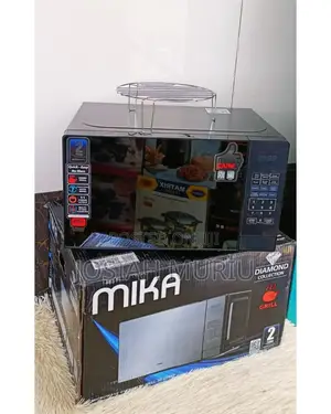 20l Mika Grill Microwave Oven – 1000 Watts, Silver