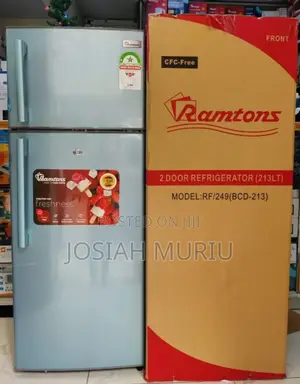 Ramtons 213l Double Door Refrigerator – Large Capacity Fridge