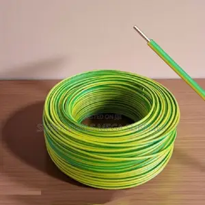 Premium 2.5mm Yellow Green Electrical Wire Flame Retardant PVC