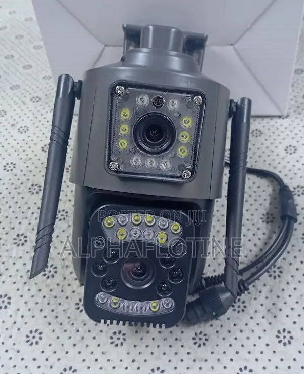 Dual Screen 4g CCTV Sim Card CCTV Duo Lens Camera