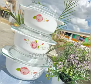 3pcs Glass Casserole