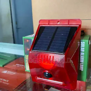 Security Alarm Strobe Remote Control Ip65 Waterproof Solar Alarm Siren