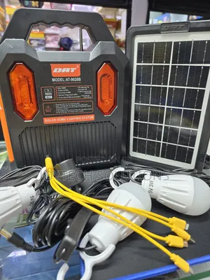 Solar Lighting Machine With Three Bulbs