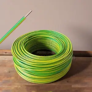 Flame Retardant 2.5mm Yellow Green Single Core Electrical Cable
